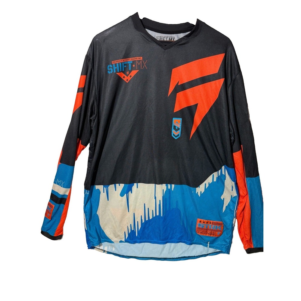 Shift MX Ride Club Motor Cross  Lightweight Jersey  X-Large Blue